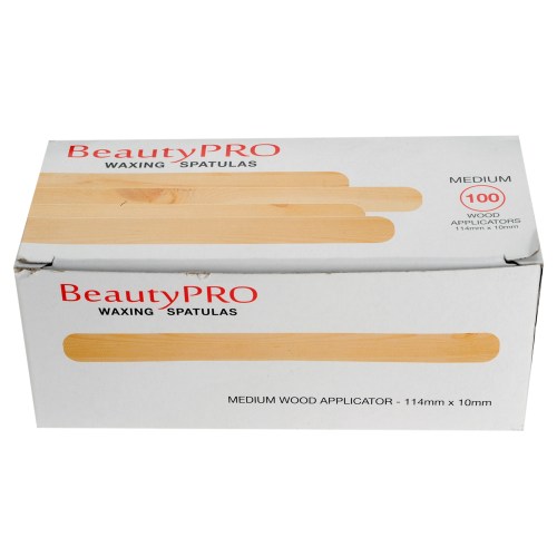 BeautyPRO Waxing Applicator Spatulas - Medium