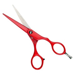 Retro 5.5" Hairdressing Scissors Red
