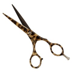 Retro 5.5" Hairdressing Scissors Leopard