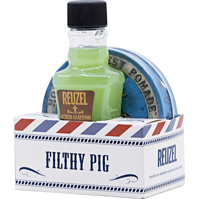Reuzel Blue Filthy Pig/Scrub Shampoo Gift Set