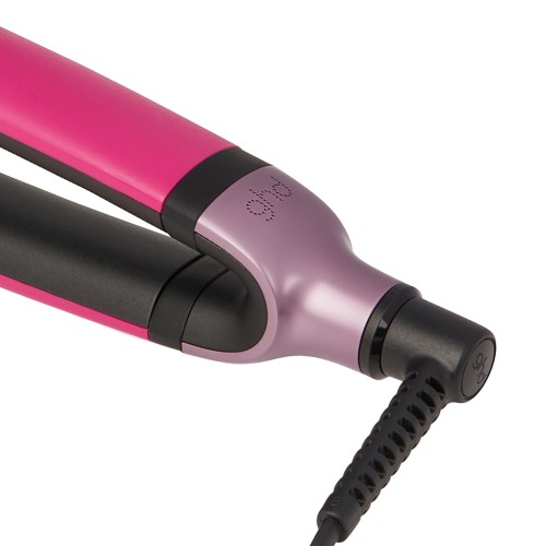 ghd limited edition platinum hair straightener in orchid pink