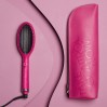 ghd limited edition glide hot brush in orchid pink