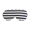 Louvelle Chloe Eye Mask in Monochrome Stripe