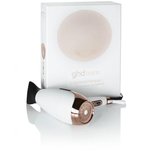 ghd helios hair dryer in white