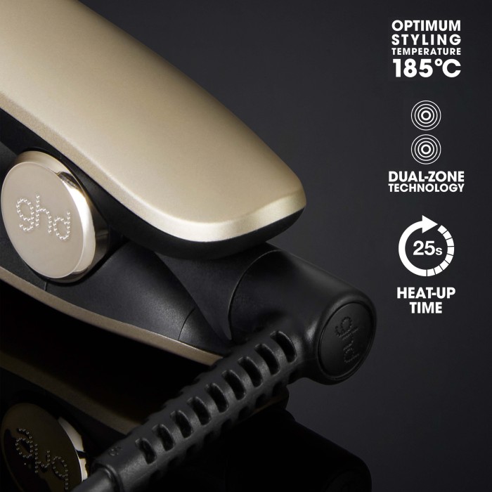 ghd gold hair straightener gift set in champagne gold