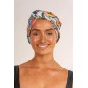 Louvelle Dahlia shower Cap in Tutti Frutti