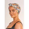 Louvelle Dahlia shower Cap in Tutti Frutti