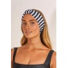 Louvelle Seraphine headband in Monochrome