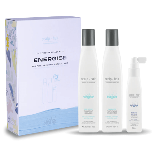 NAK Scalp To Hair Energise Thinning Kit with Mineral Defence