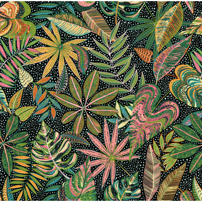 Louvelle SERAPHINE headband in Tropical Leaves