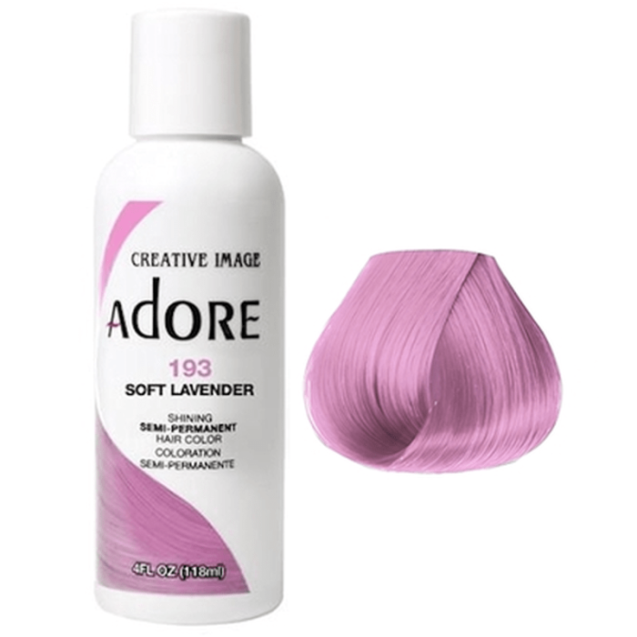 Adore Adore Semi Permanent Hair Colour - 193 Soft Lavender