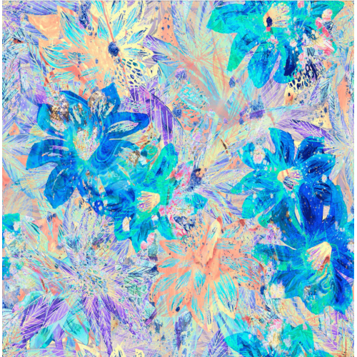 Louvelle Amelie Shower Cap in Artsy Floral