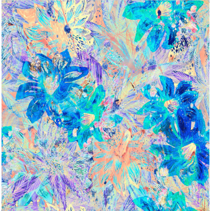 Louvelle Amelie Shower Cap in Artsy Floral