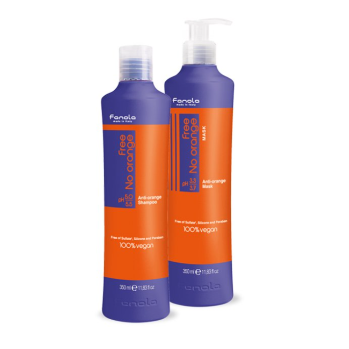 Fanola No Orange Vegan Duo Pack Sulfate Free