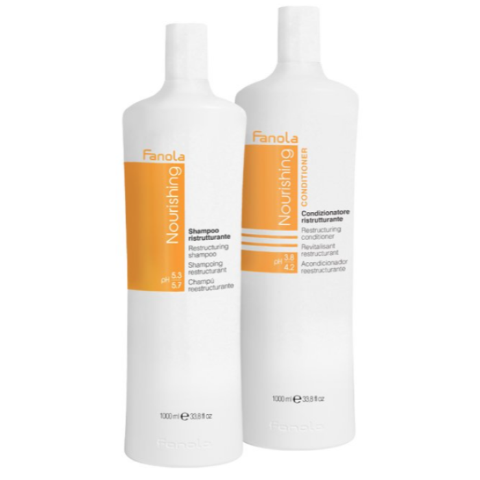 Fanola Nourishing Restructuring Duo Pack 1 Litre