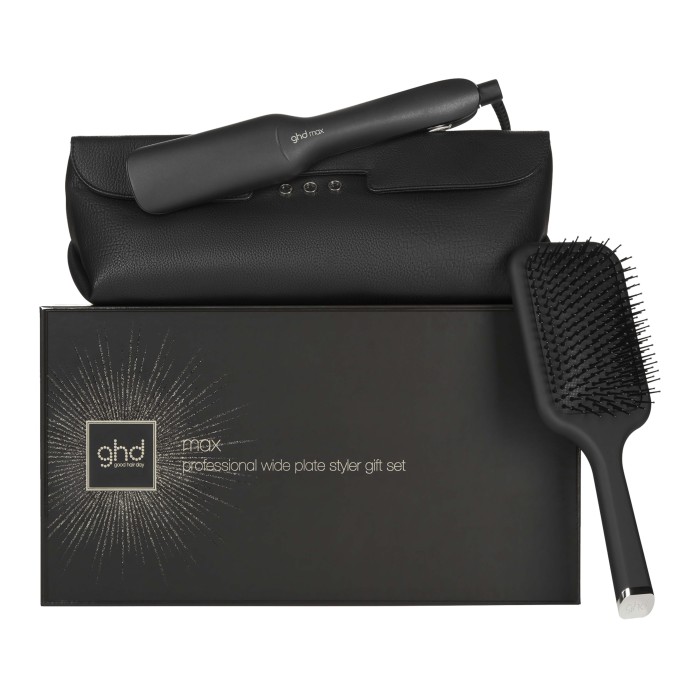 ghd max hair straightener gift set