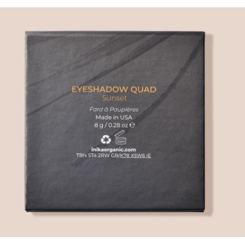INIKA Organic Quad Eyeshadow Palette - Wind