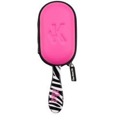 Pro Wet & Dry Patterned Detangler with Headcase Pink Zebra
