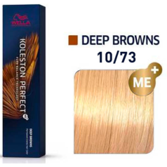 Koleston Perfect Permanent Hair Colour 60g 10/73 Lightest Blonde Brown Gold