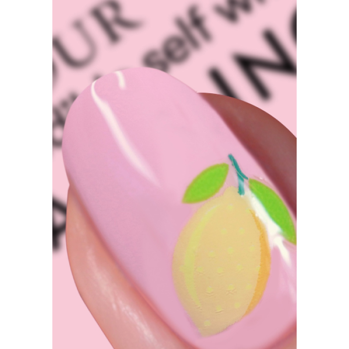 Nails inc Live Your Zest Life Nail Polish and Stickers Set