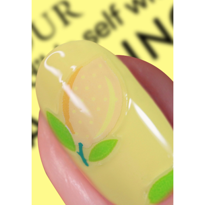 Nails inc Live Your Zest Life Nail Polish and Stickers Set