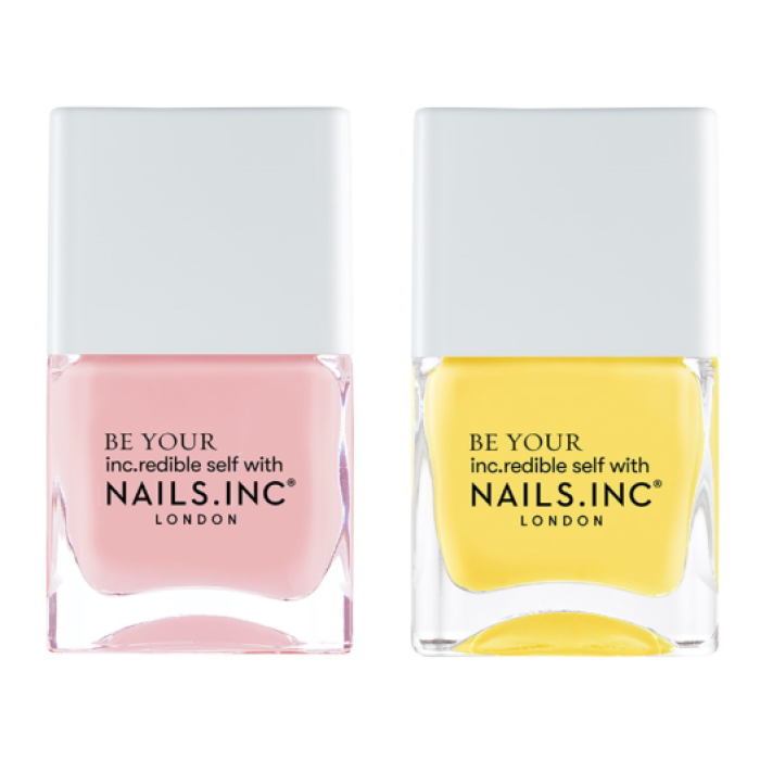 Nails inc Live Your Zest Life Nail Polish and Stickers Set
