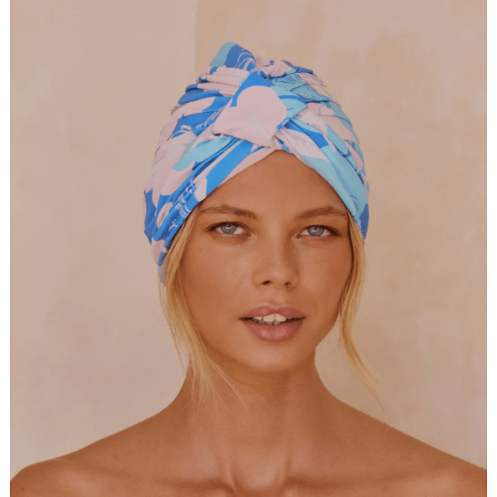Louvelle Amelie Shower Cap in Bluebird Days