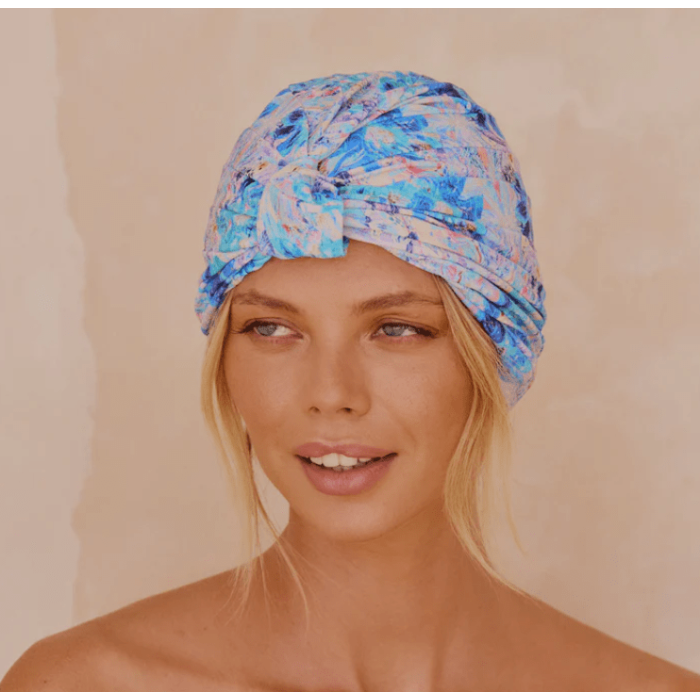 Louvelle Amelie Shower Cap in Artsy Floral
