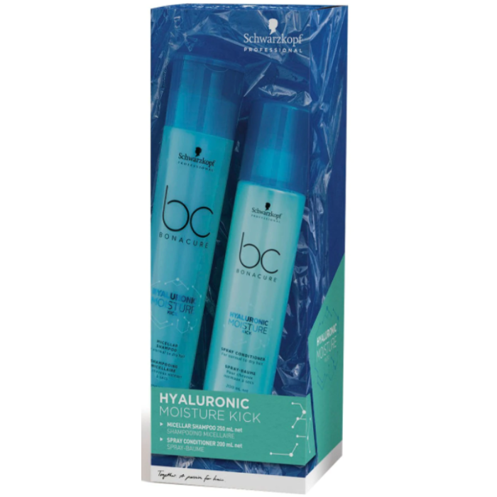 Schwarzkopf Professional Hyaluronic Moisture Kick Shampoo & Spray Conditioner Duo
