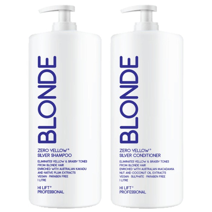 Hi Lift True Blonde Zero Yellow Pure Silver 1 Litre Duo Pack