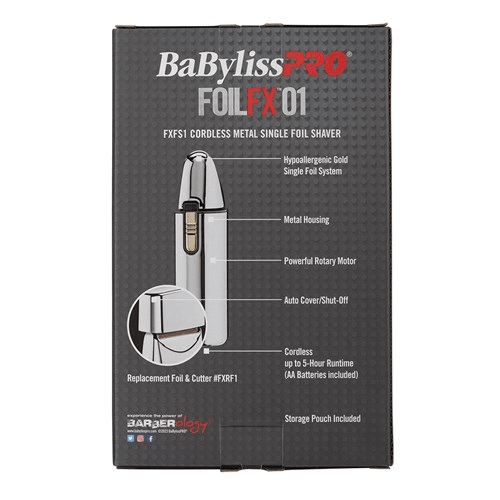 Babyliss Pro FoilFX01 Metal Single Foil Shaver