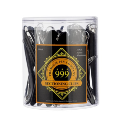 999 Black Sectioning Clips tub