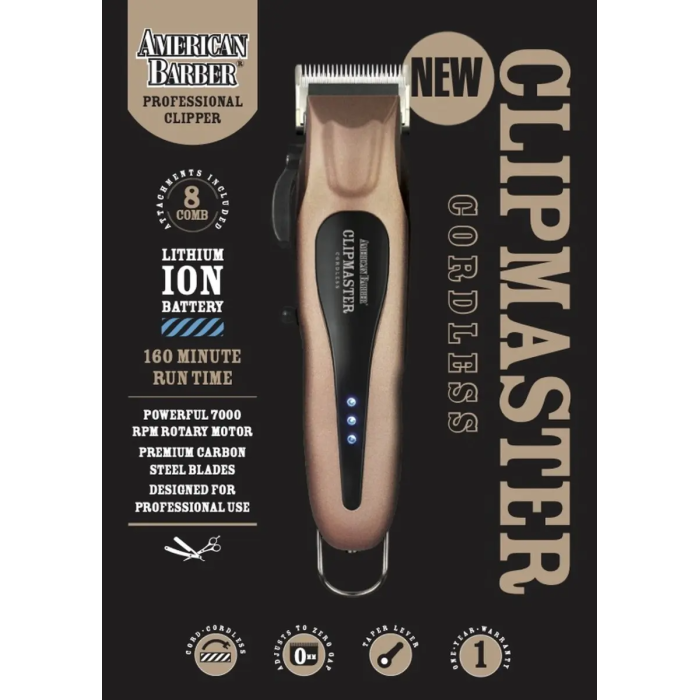 American Barber Clipmaster Cordless Clipper