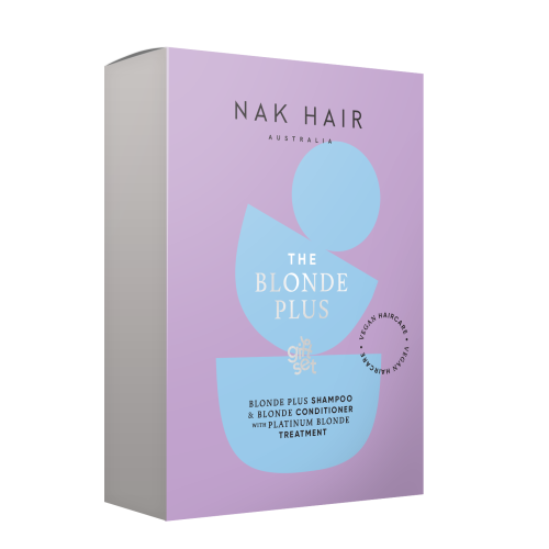 NAK Blonde Plus Collection Trio with Platinum Blonde Anti-Yellow Treatment