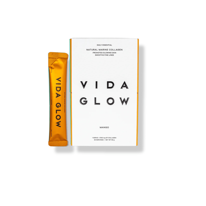Vida Glow Natural Marine Collagen Sachets Mango