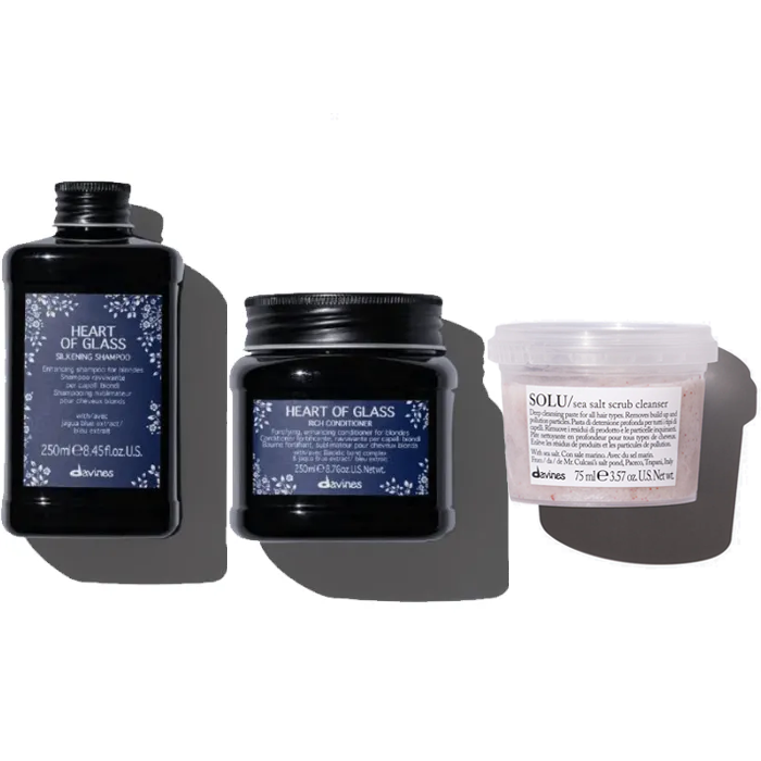 Davines Heart of Glass Trio Pack