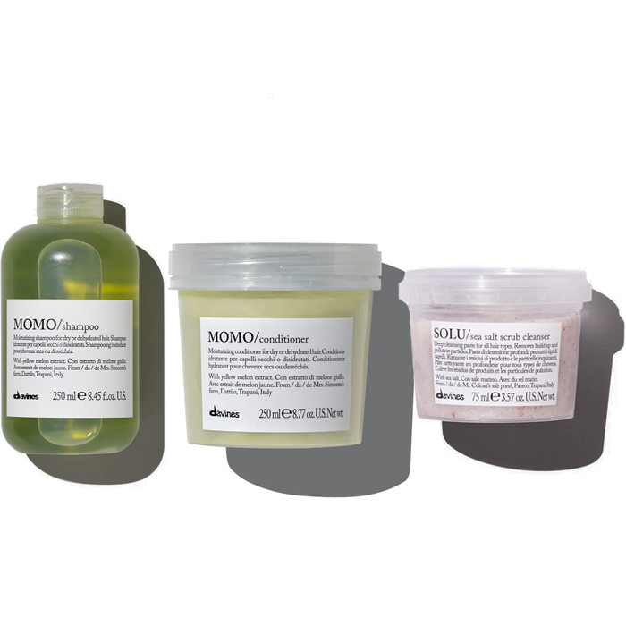 Davines Momo Moisturizing Trio Pack