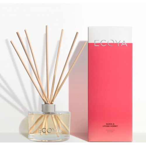 Ecoya Reed Diffuser in Guava & Lychee Sorbet 