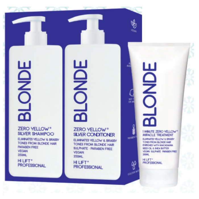 Hi Lift Blonde Zero Yellow Pure Silver 350ml Trio Pack Hi Lift Blonde Zero Yellow Pure Silver 350ml Trio Pack