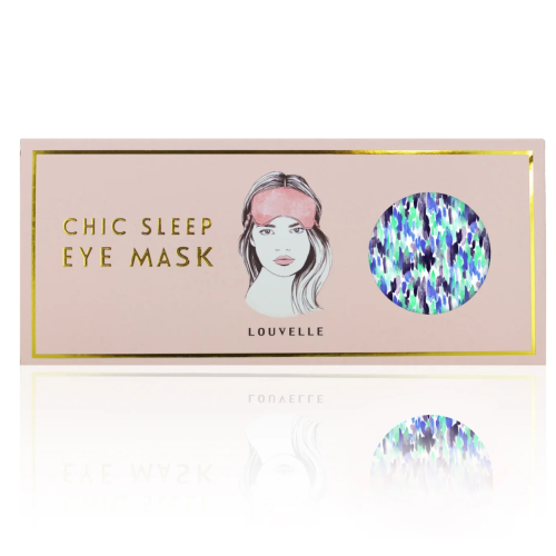 Louvelle Chloe Eye Mask - Resort Blu