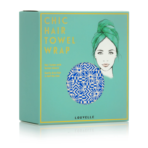 Louvelle RIVA Hair Towel Wrap - Mediterranean Sun