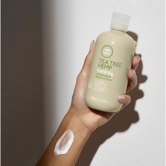 Paul Mitchell Tea Tree Hemp Restoring Conditioner and Body Lotion