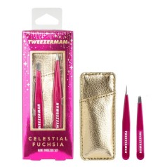 Mini Tweezer Set Fuchsia 