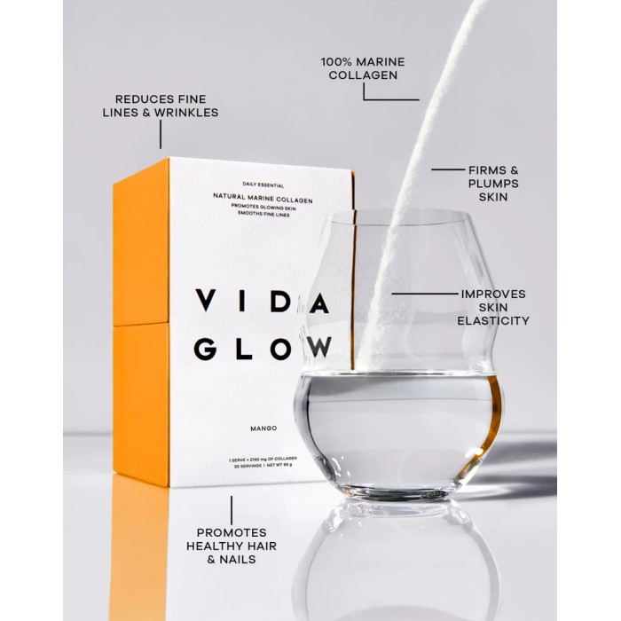 Vida Glow Natural Marine Collagen Sachets Mango