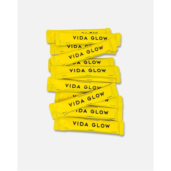 Vida Glow Natural Marine Collagen Sachets Pineapple