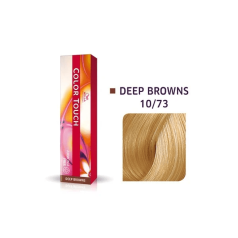 Color Touch Oxidising-Semi (Demi-Permanent) Hair Colour 60ml 10/73 Lightest Blonde Brown/Gold