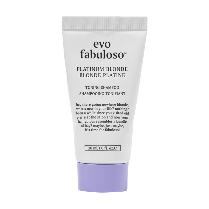 Evo Fabuloso Platinum Blonde Toning Shampoo Mini