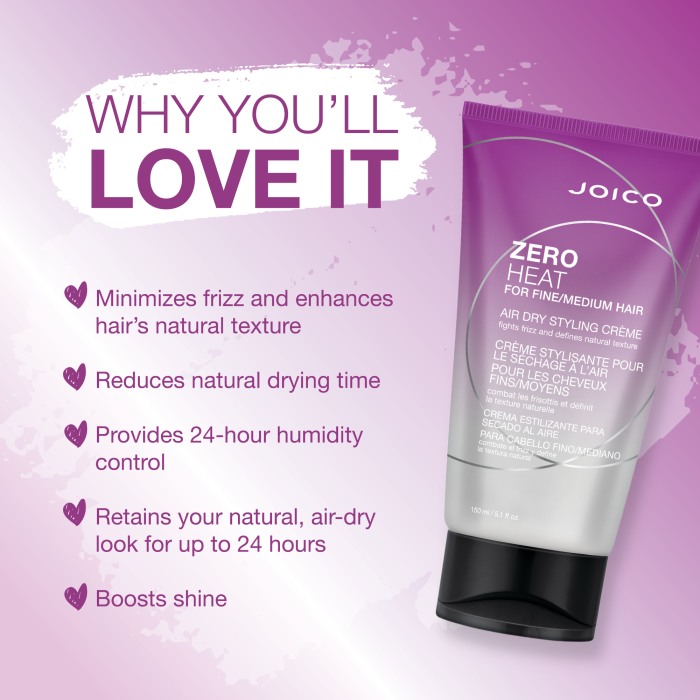 Joico Zero Heat Air Dry Styling Creme 150ml