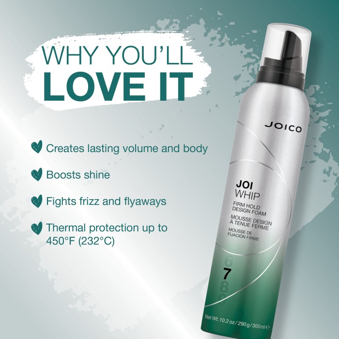 Joico JoiWhip Firm Hold Design Foam No7