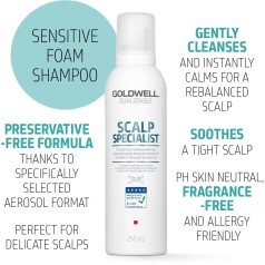 Dualsenses Scalp Specialist Sensitive Foam Shampoo 250ml